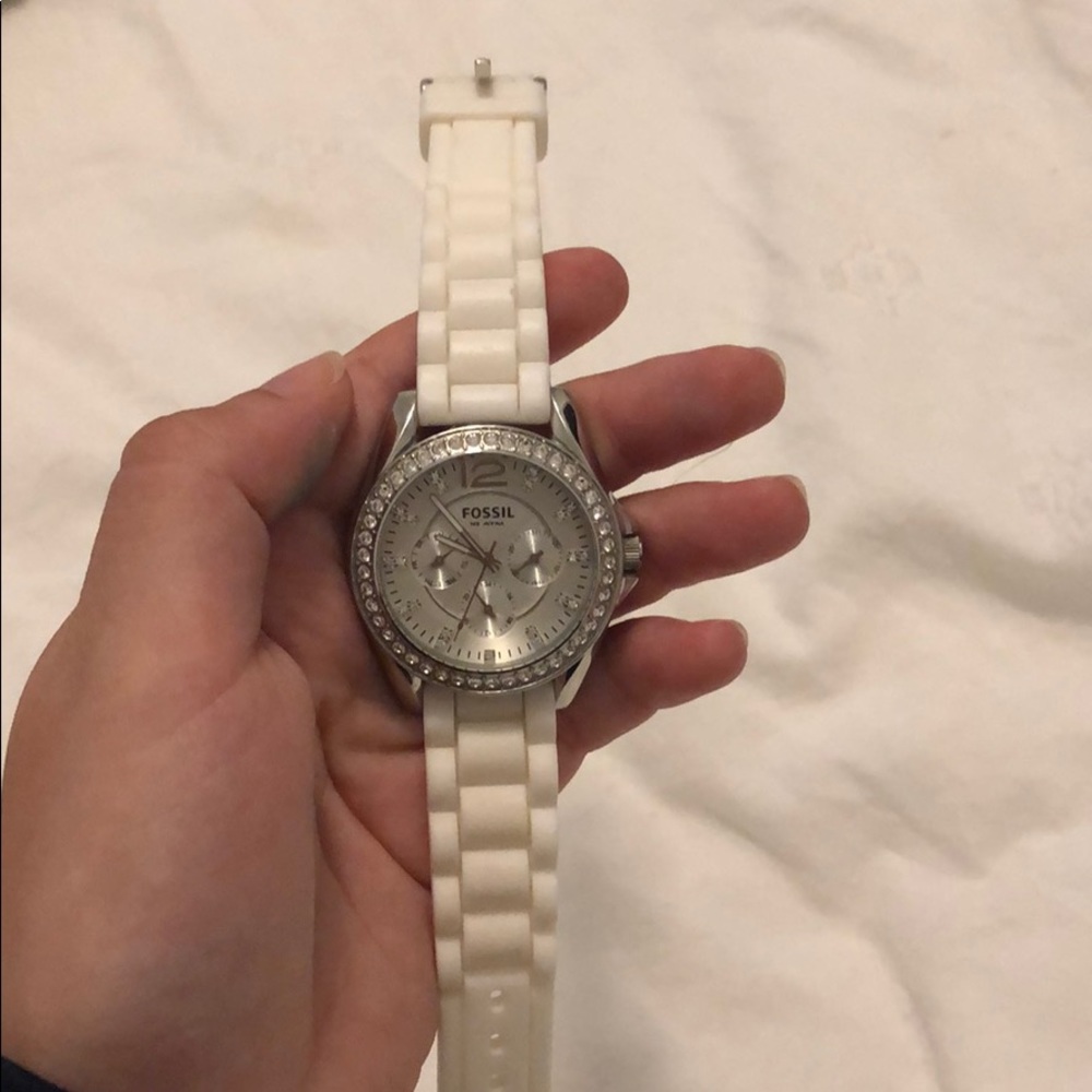 White Women’s Fossil Watch